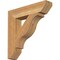 Ekena Millwork Funston Slat Rough Sawn Bracket, Western Red Cedar, 4"W x 20"D x 20"H BKT04X20X20FST06RWR - alternate 1
